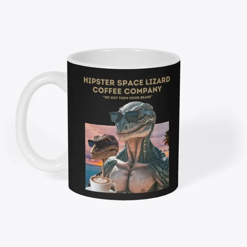 Hipster space lizard coffee - Elegant